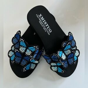 Butterfly Slide Sandals
